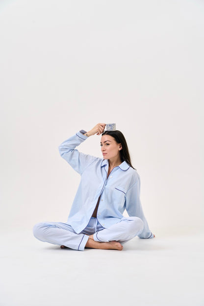 PYŽAMO Yolks and Folks | Blue Babe