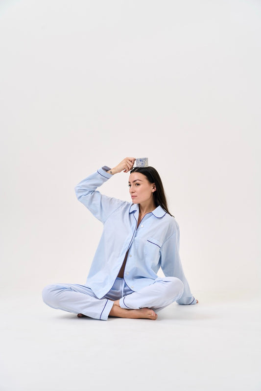 PYŽAMO Yolks and Folks | Blue Babe